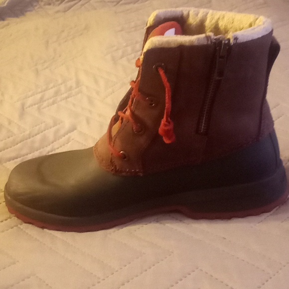 Sperry Maritime Repel Women's Taupe/Brown Boots Size 8 - Picture 6 of 7